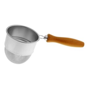 Japonské sítko s hlubokou dřevěnou rukojetí