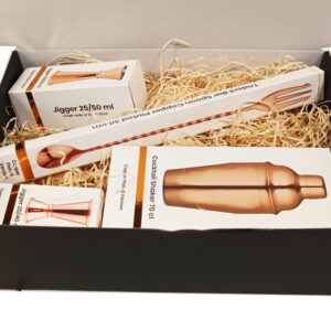 Alternative view of Barmanská sada: Třídílný shaker (4dílný měděný set)