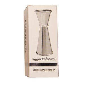 Nordicbar Jigger ve tvaru V 25/50 ml ocel