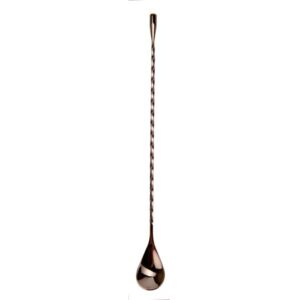Nordicbar barmanská lžíce Teardrop 30 cm černá