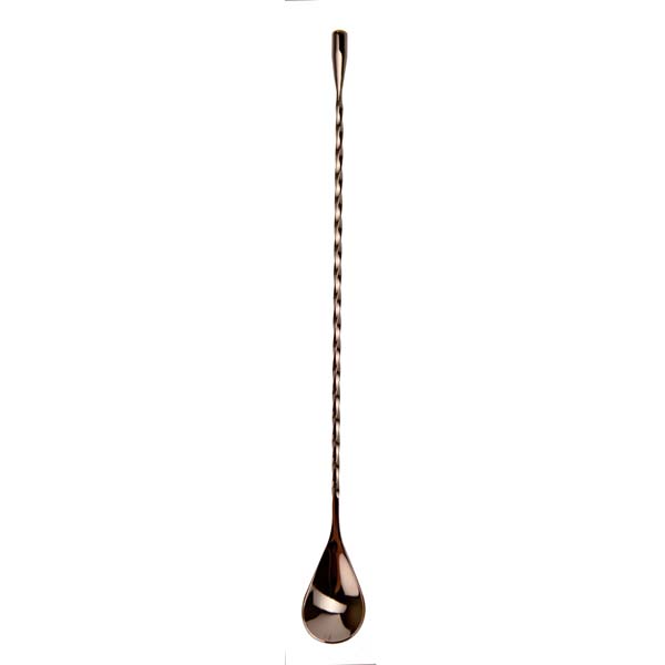 Nordicbar barmanská lžíce Teardrop 30 cm černá