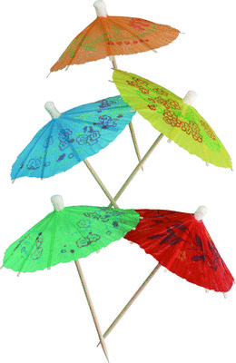 Koktejlové deštníčky - balení 144 ks - Obrázek 2