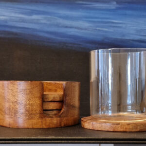 Alternative view of Podtácek ze dřeva s držákem