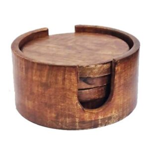 Podtácek ze dřeva s držákem