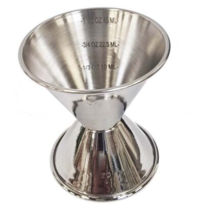 Dvojitý odměrný jigger s měrkou 1+2 oz