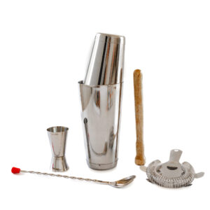 Koktejlová sada z oceli, 6 ks