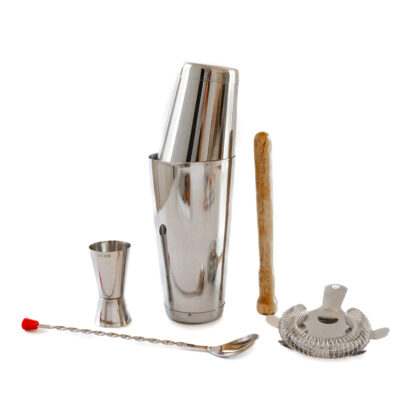 Koktejlová sada z oceli, 6 ks