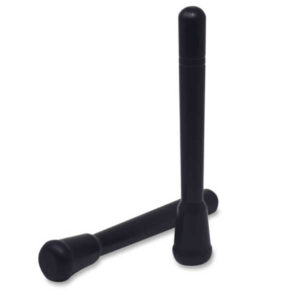 Černý hladký muddler 22 cm