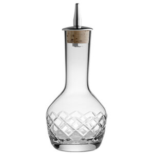 Láhev na dávkování s diamantovým výbrusem 9 cl