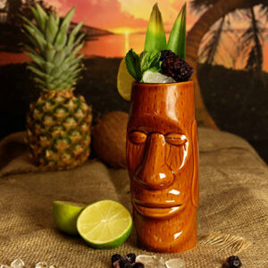 Alternative view of Tiki sklenice Easter Islander 40 cl hnědá