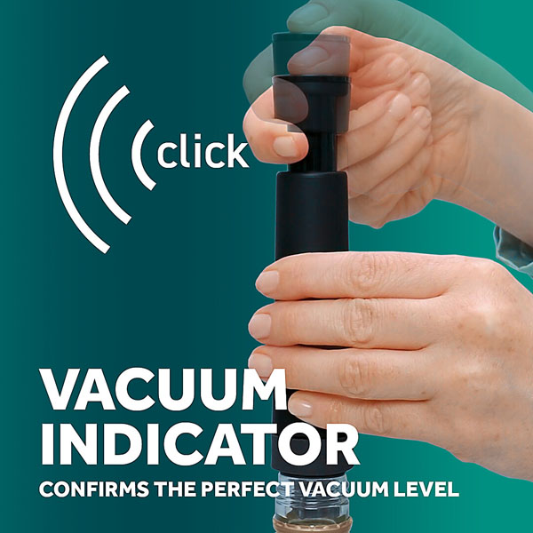 Airtender Vakuová Pumpa na Víno + 3 Nano uzávěry - Obrázek 9