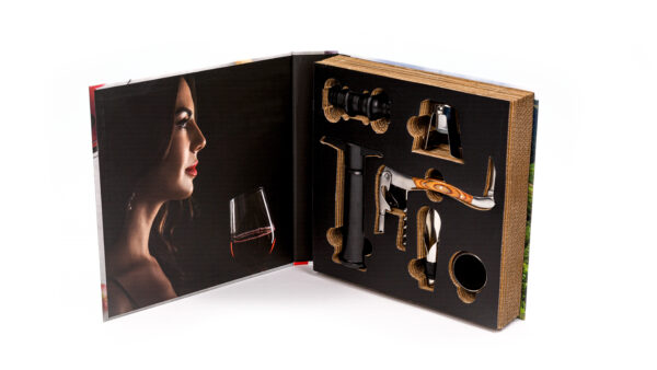 Legnoart MEMORABILE 7-Piece Wine Set in Luxury Gift Box e