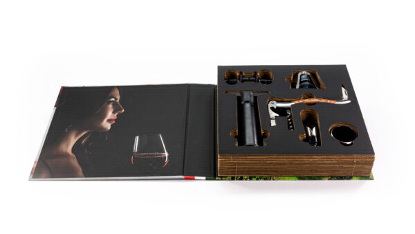 Legnoart MEMORABILE 7-Piece Wine Set in Luxury Gift Box b